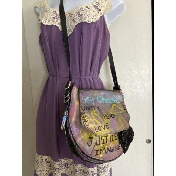 rag and bone customized multicolor leather shoulde - Picture 3 of 12